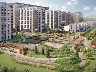 Этажность домов от 12 до 17 этажей.