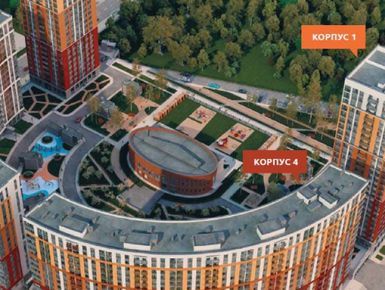 Расположение корпусов в первой очереди.