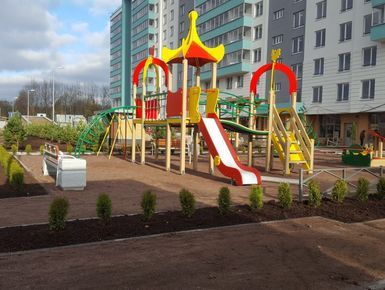 ЖК «Премьера». Детская площадка. Фото: Ноябрь 2017 г.