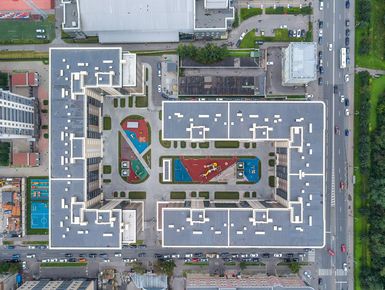 ЖК «The Residence» (Резиденс). Вид сверху. Аэрофотосъемка от 08.09.2017