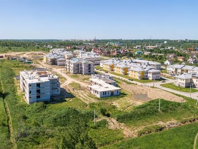 ЖК «Петровская Мельница». Ход строительства. Аэрофотосъемка. Фото от 30.05.2018 г.