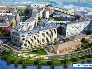Четыре 10-этажных корпуса, возводимых по современной кирпично-монолитной технологии, облагородят окружающий пейзаж.