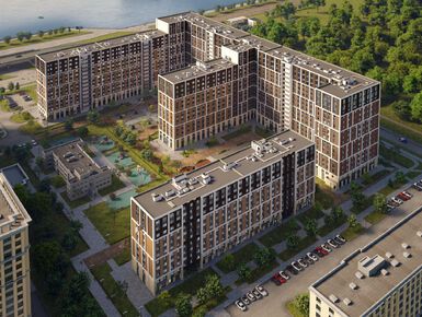 Комплекс расположен рядом с центром города – на первой
линии Октябрьской набережной в Невском районе.