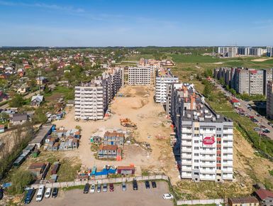 ЖК «Рябиновый сад». Ход строительства. Аэрофотосъемка. Фото от 12.05.2018 г.