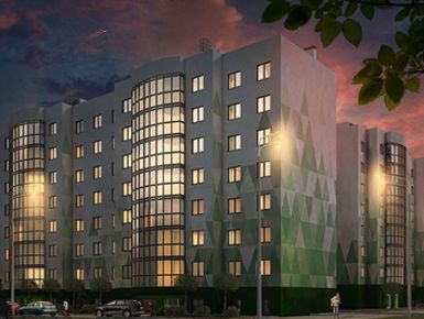 В новостройке будут представлены квартиры от 1 до 3-х комнатных.
