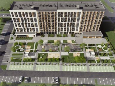 Комплекс состоит из одного десятиэтажного корпуса.