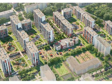 В рамках проекта будут представлены 4 корпуса переменной этажности от 10 до 24 этажей.