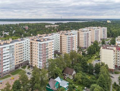 ЖК «Дом у Разлива». Аэрофотосъемка. Фото от 29.07.2019 г.