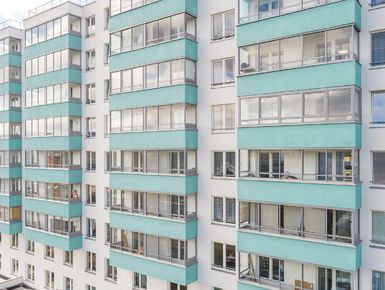 ЖК «Премьера». Фасад. Аэрофотосъемка от 21.03.2019 г.