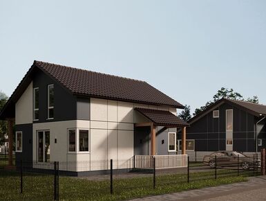 Коттеджный поселок «Узвар» состоит из 44 домовладений с собственными участкам и земли.