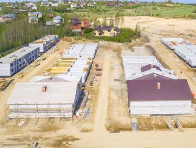 Ход строительства корп. 8, 9. Аэрофотосьемка от 24.05.2017 года.