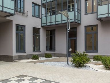 Внутренний двор освобожден от транспорта. Фото от 18.01.2020 г.