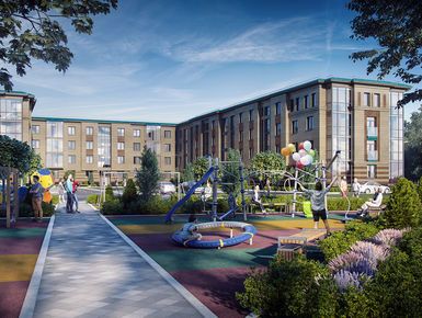 Общая площадь озеленения составит более 4 600 кв. м.