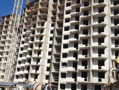 Ход строительства второй очереди. Август 2015 г.