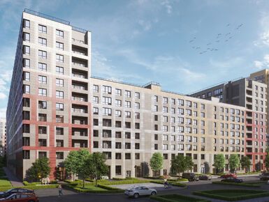 Жилой комплекс выдержан в современном  минималистическом стиле.