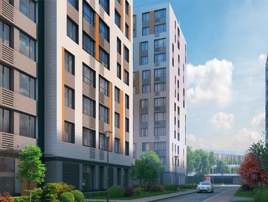 Территория и входные группы, фасад.