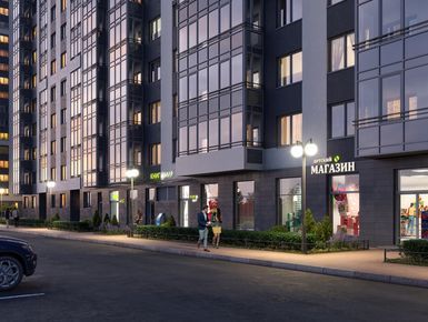 Комплекс состоит из двух домов комфорт-класса высотой от 17 до 24 этажей.