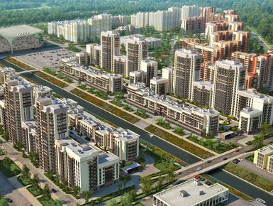 Общий вид застройки ЖК «More».