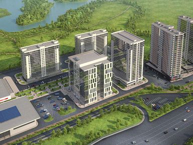 Помимо жилых корпусов в комплексе будут построены выставочная галерея, досуговые заведения и крупный бизнес-центр.