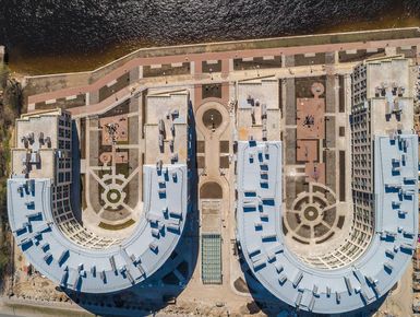 ЖК «Stockholm» (Стокгольм). Вид сверху. Аэрофотосъемка. Фото от 08.05.2018 г.