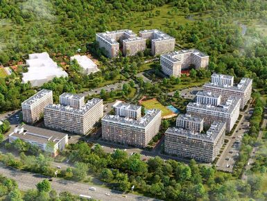 ГК ФСК обеспечит не только строительство домов – будут построены школа, детский сад, спортивные объекты, прогулочные бульвары и многое другое.