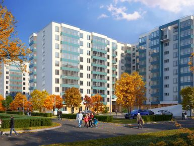 ЖК «Премьера-2». Осенний вид.