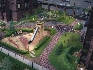 Территория ЖК закрыта от посторонних.