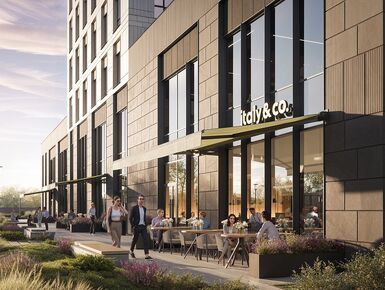 На первом этаже коммерческая инфраструктура шаговой доступности.