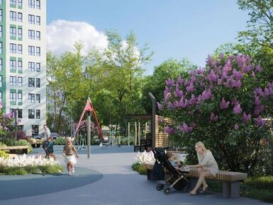 Закрытый охраняемый двор. Корпус Аэросити 6.