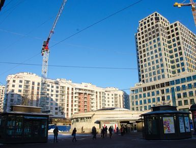 Ход строительства третьей очереди. Март 2016 года.