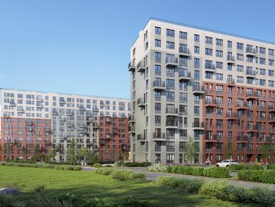 Монолитно-кирпичные дома высотой до 11 этажей.