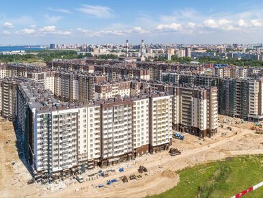 ЖК «Солнечный город». Вид сверху. Аэрофотосъемка. Фото от 26.06.2018 г.