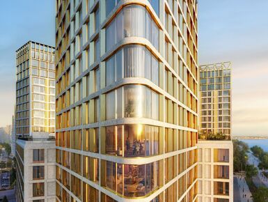 Проектом предусмотрено 1020 квартир: от студий до четырехкомнатных с панорамными окнами.