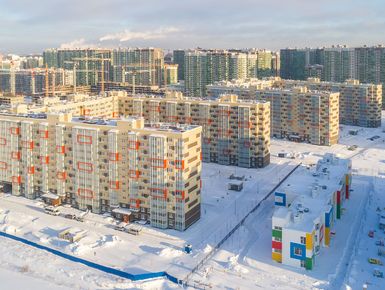 ЖК «Мурино 2019». Общий вид. Аэрофотосъемка. Фото от 22.01.2019 г.