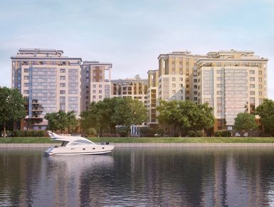 ЖК примыкает к набережной реки Большой Невки.