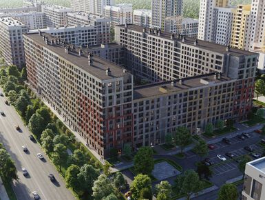 Новостройка состоит из двух корпусов.