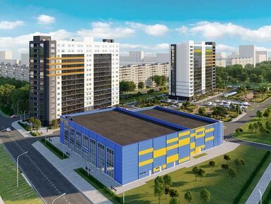 В 2-х мин. ходьбы располагается фитнесцентр с бассейном.