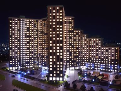 ЖК «Питер». Вечерняя панорама.